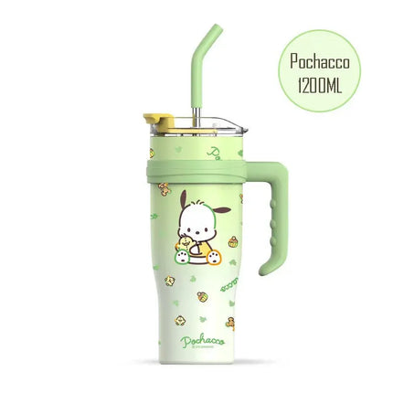 MyGiftHome 40oz Stainless Steel Tumbler with Handle-Pochacco