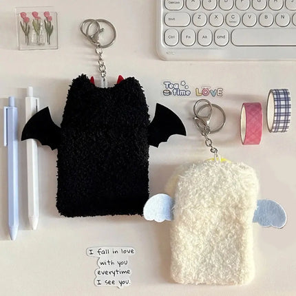 MyGiftHome Cartoon Plush Photocard Holder with Keychain