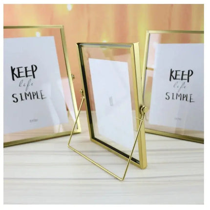 MyGiftHome 4/6Inch Metal Floating Photo Frame