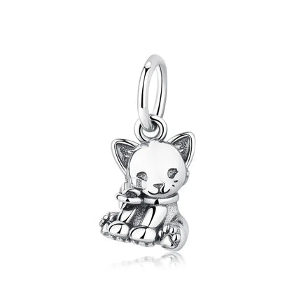 MyGiftHome S925 Silver Pet Charms for DIY Jewelry