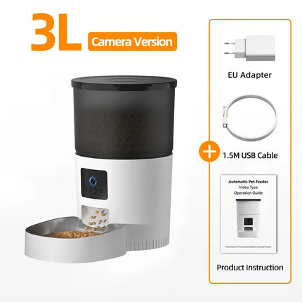 MyGiftHome 3L Automatic Pet Feeder with Camera