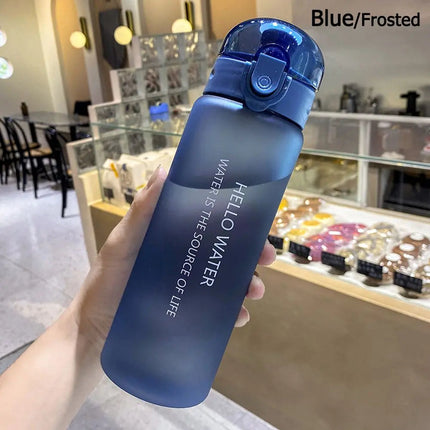 MyGiftHome 26oz Clear/Frosted Water Bottle-Blue (frosted)