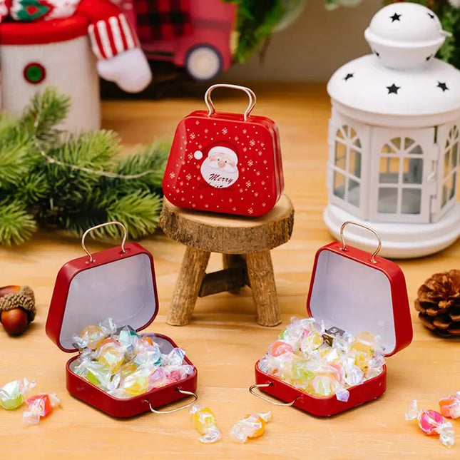 MyGiftHome Christmas Handbag Candy Tin Box