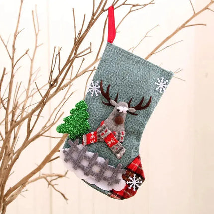 MyGiftHome Cartoon Christmas Socks Xmas Hanging Stockings-Style 19