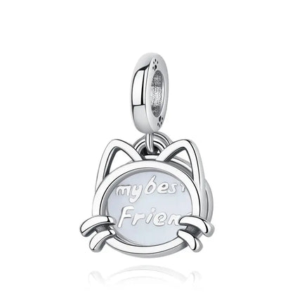 MyGiftHome S925 Silver Pet Charms for DIY Jewelry