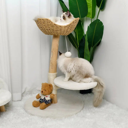 MyGiftHome Multi-Level Cat Tower with Scratching Posts