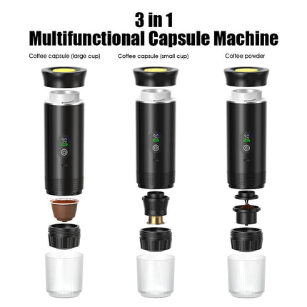 MyGiftHome 3-in-1 Portable Espresso Coffee Machine