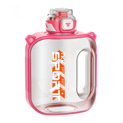 MyGiftHome Large Sport Water Jug with Straw-Pink