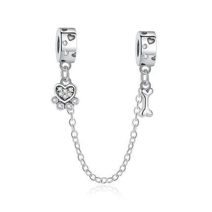 MyGiftHome S925 Silver Pet Charms for DIY Jewelry