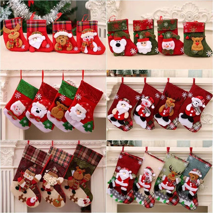 MyGiftHome Cartoon Christmas Socks Xmas Hanging Stockings