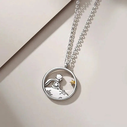 MyGiftHome The Little Prince and The Fox Necklace-Little Prince