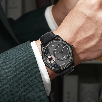 MyGiftHome Men's Business Watch Versatile Double Straps (TOMI)