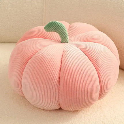 MyGiftHome Halloween Pumpkin Plush Toy Decorative Throw Pillow (20cm)-Pink (Corduroy)