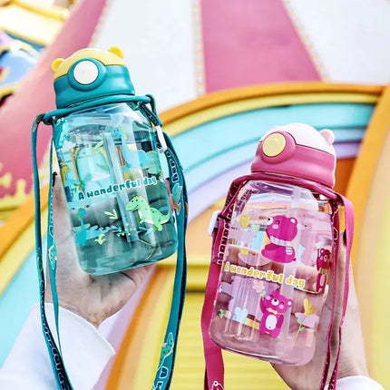 MyGiftHome 22oz Portable Kids Sippy Cup with Silicone Straw