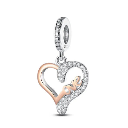 MyGiftHome S925 Silver Parent-Child Pendants for DIY Jewelry-Style 21