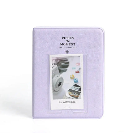 MyGiftHome 64 Pockets Photo Album for Fujifilm Instax Mini Film Purple