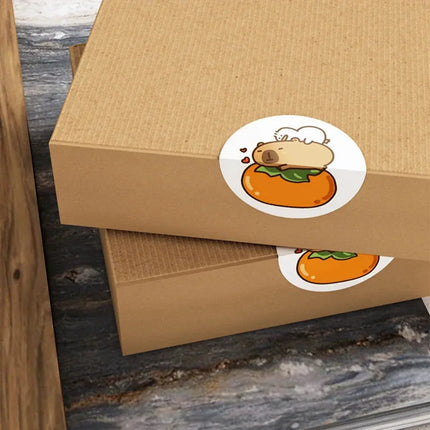 MyGiftHome 500PCS/Roll Cute Capybara Stickers