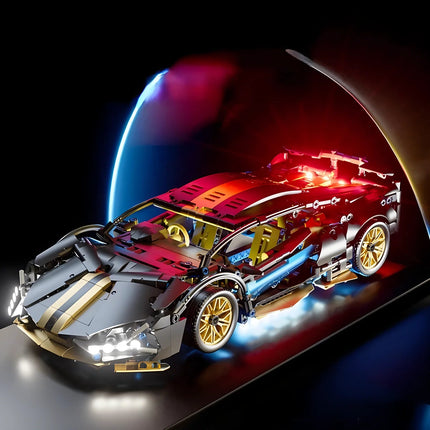 MyGiftHome 1:14 DIY Supercar Brick Puzzle Toys