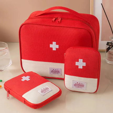 MyGiftHome 3 Pcs/Set Portable Medical Storage Bag First Aid Kits