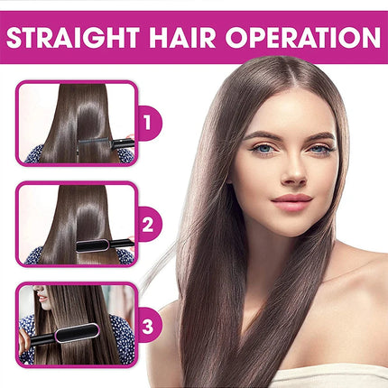 Hair Straightener Professional Ptc Quick Heated Electric Hot Comb Hair  Comb Personal Care Multifunctional Hairstyle Brush 