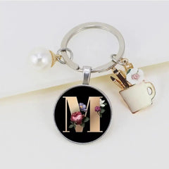 MyGiftHome 26 Letter Keychains Cup Pendants Bag Ornaments