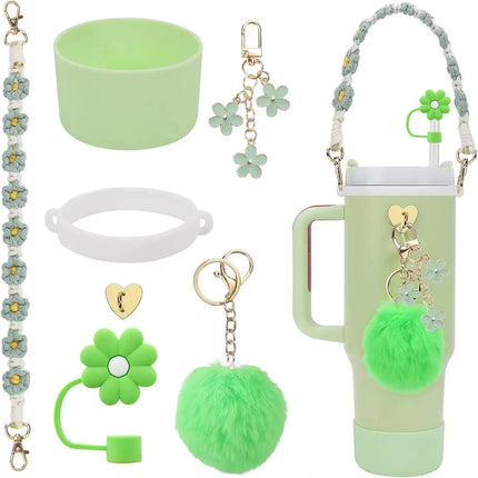 MyGiftHome Cup Accessories Set for 40oz Stanley Tumbler-Green