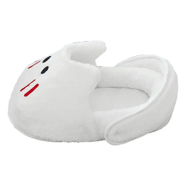 MyGiftHome Cat Slipper Bed Semi-Closed Pet Nest-White