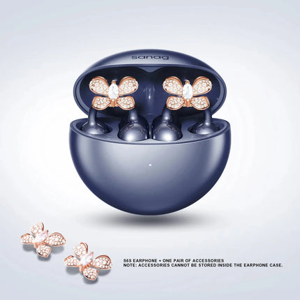 MyGiftHome Open Ear Free Clip-On Headphones Earbuds with Jewelry Design MyGiftHome