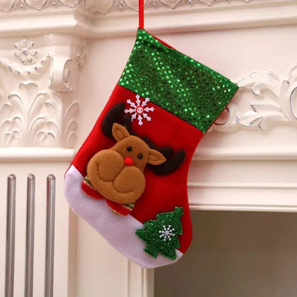 MyGiftHome Cartoon Christmas Socks Xmas Hanging Stockings-Style 21