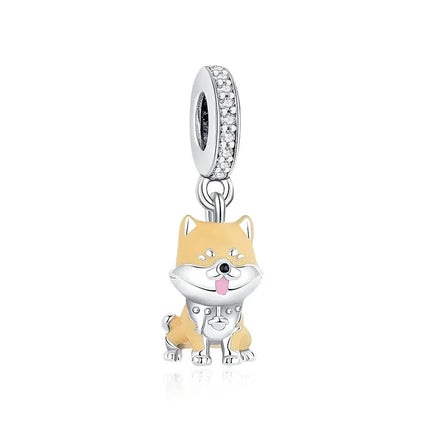 MyGiftHome S925 Silver Pet Charms for DIY Jewelry