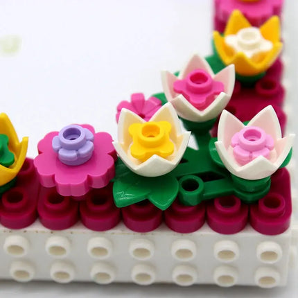 MyGiftHome DIY Floral Building Block Photo Frame