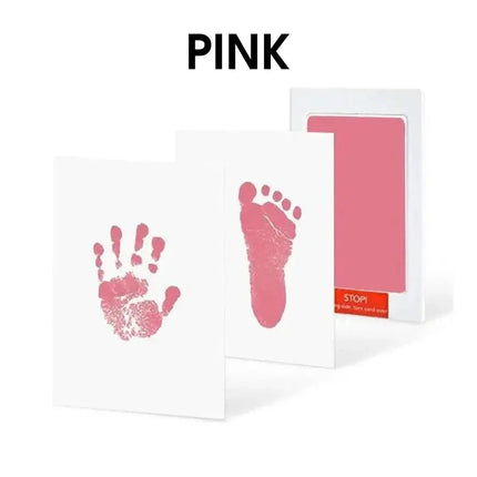 MyGiftHome Baby Hand and Footprint Clean Touch Inkless Pad-Pink