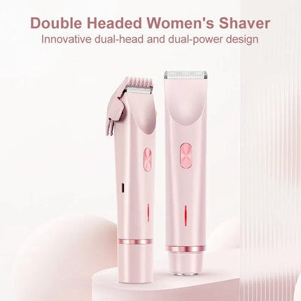 MyGiftHome 2 in 1 Dual-Head Women Electric Shaver