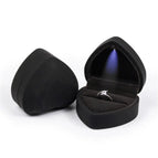 Heart Ring Box (Black)