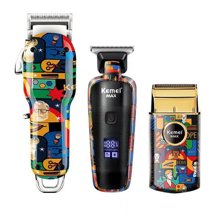 MyGiftHome Graffiti Hair Clipper Trimmer Shaver Set
