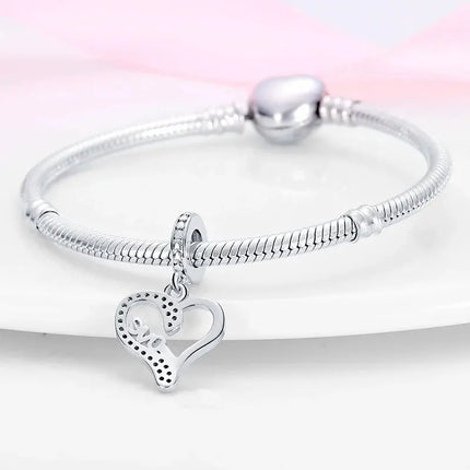 MyGiftHome S925 Silver Parent-Child Pendants for DIY Jewelry