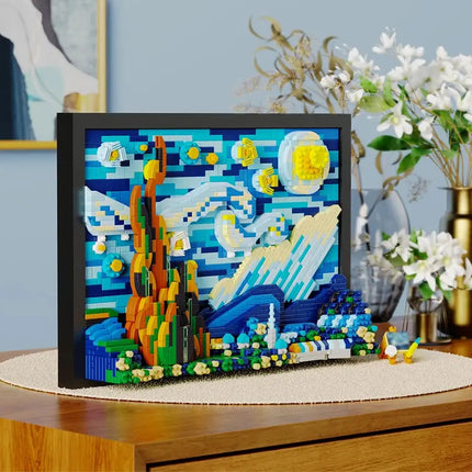 MyGiftHome 1731PCS Starry Night Building Blocks