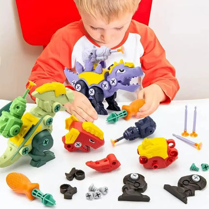 MyGiftHome Assembled Dinosaur Toys with Screwdriver and Bullets