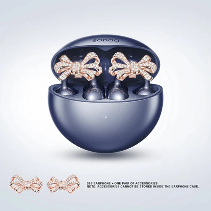 MyGiftHome Open Ear Free Clip-On Headphones Earbuds with Jewelry Design MyGiftHome