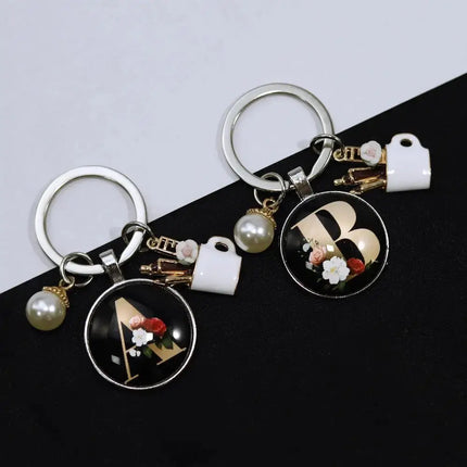 MyGiftHome 26 Letter Keychains Cup Pendants Bag Ornaments