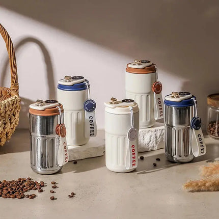 MyGiftHome 15oz Thermos Cup with Temperature Display