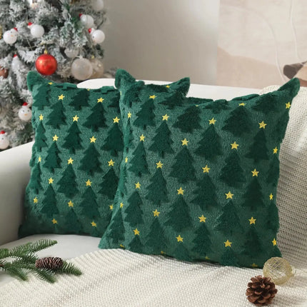 MyGiftHome Christmas Tree Cushion Cover