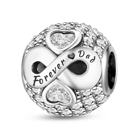 MyGiftHome 925 Sterling Silver Love Heart Charms-Style 16