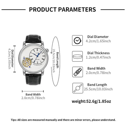 MyGiftHome Men’s Minimalist Watch with Dual Straps (TOMI) MyGiftHome