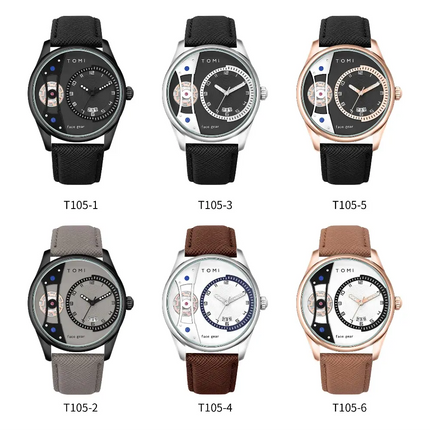MyGiftHome Men's Business Watch Versatile Double Straps (TOMI)