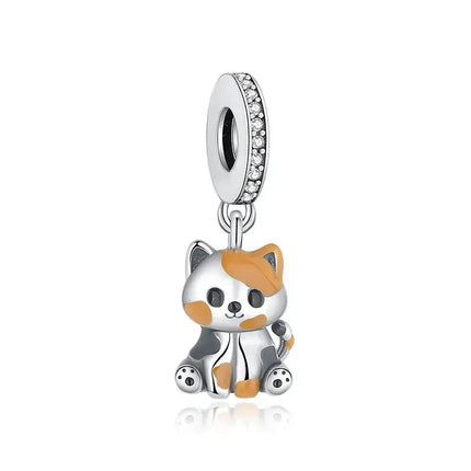 MyGiftHome S925 Silver Pet Charms for DIY Jewelry
