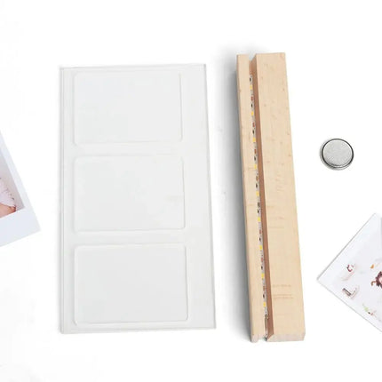 MyGiftHome Acrylic 3-in-1 Photo Frame with LED Light