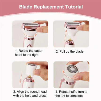 MyGiftHome 4-in-1 Electric Razor for Women
