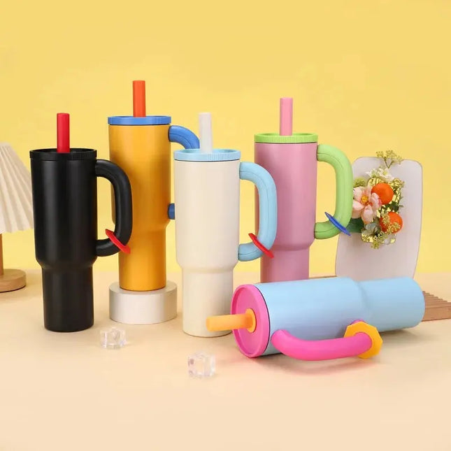 MyGiftHome 40oz Tumbler with Handle Insulated Ice Cup