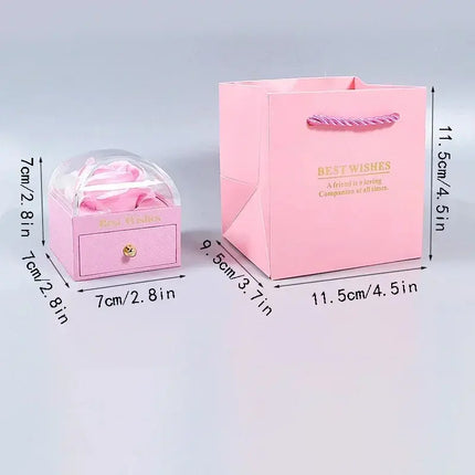 MyGiftHome Rose Jewelry Packaging Gift Box with Drawer MyGiftHome